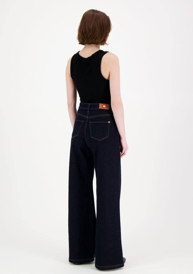 Eva Flared Jeans Dark Blue