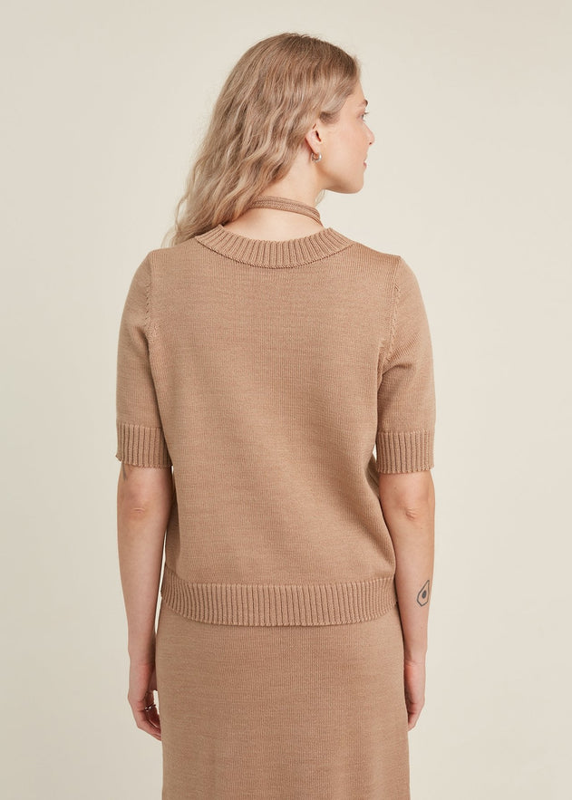 Knitted Merino Wool Top