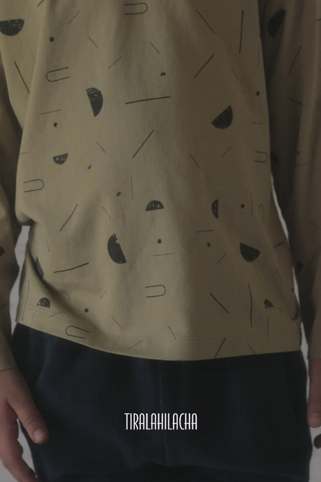 Kids' Gayle T-Shirt Sidereal Rain Beige