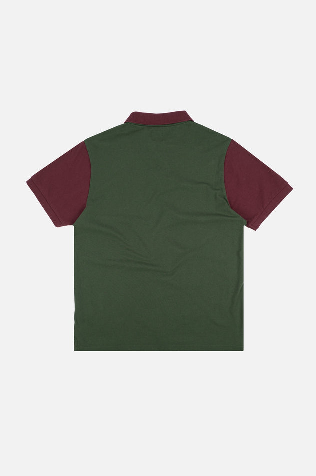 Color Block Polo Shirt Greener Pastures