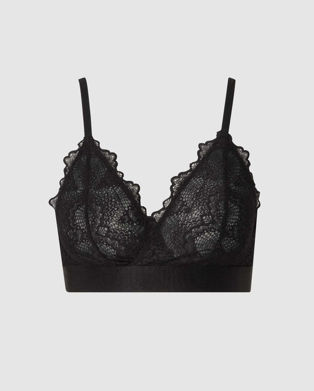 Lined Bralette Saboteur Black