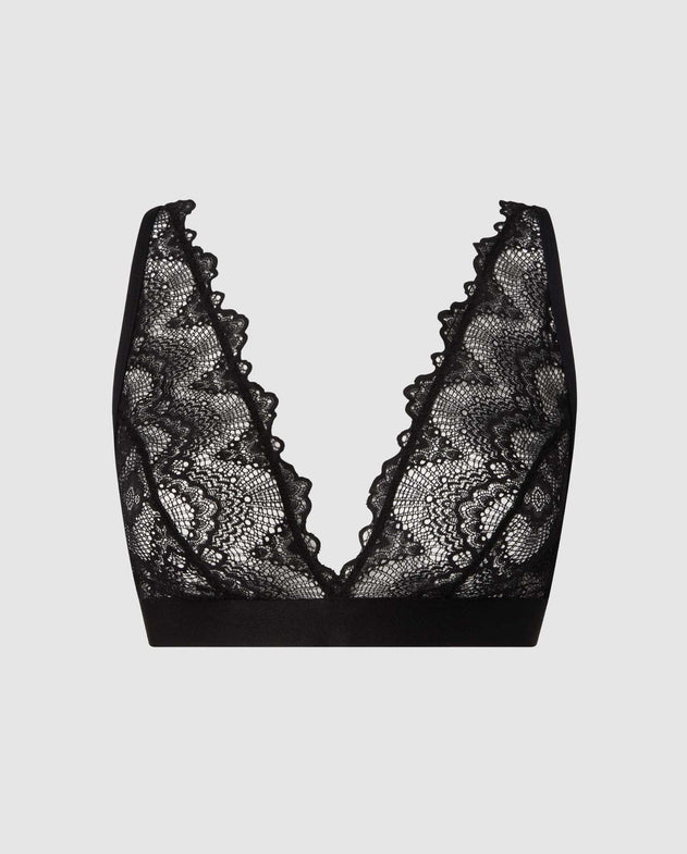 Plunge Bralette Saboteur Black