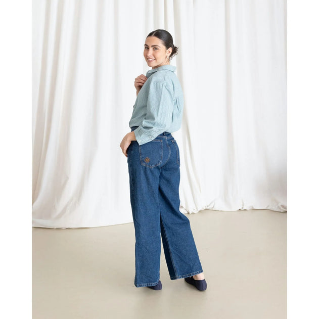 Lazada Jeans Aqua