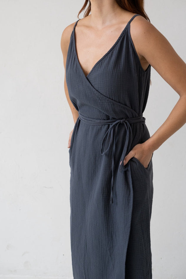 Brielle Strap Dress Black