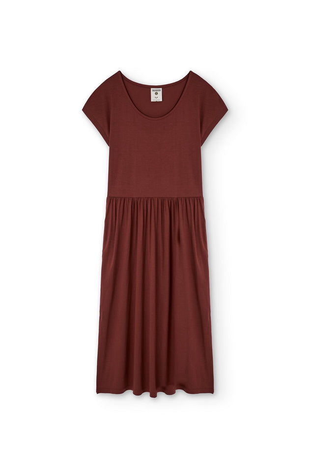 Hanna TENCEL™ Long Dress in Red