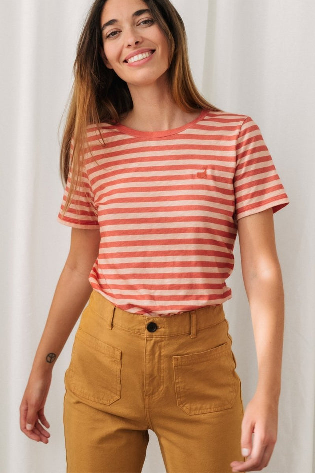 Bablon Stripes T-Shirt Red