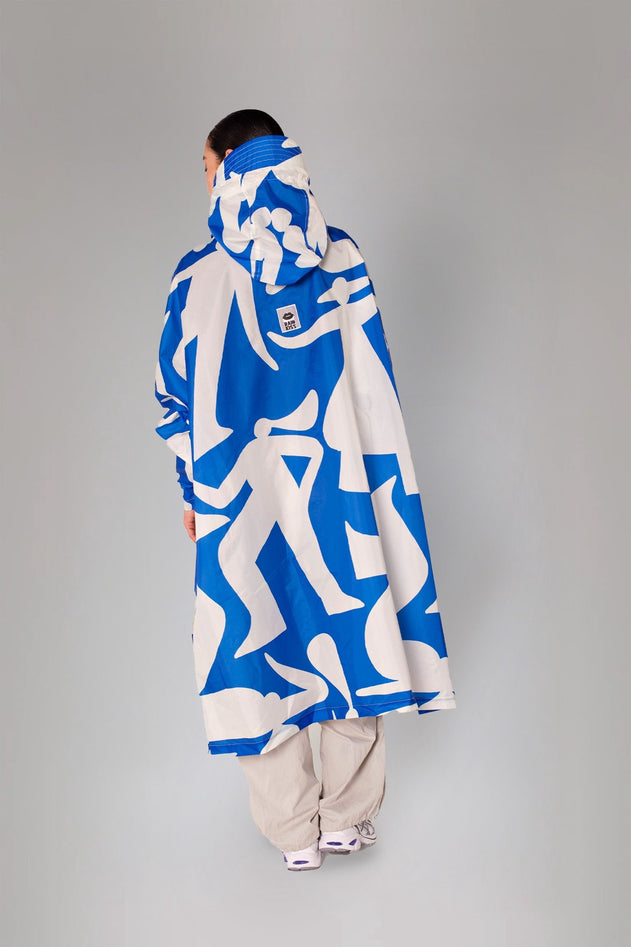 Timo Kuilder 'Blue Dance' Rain Poncho