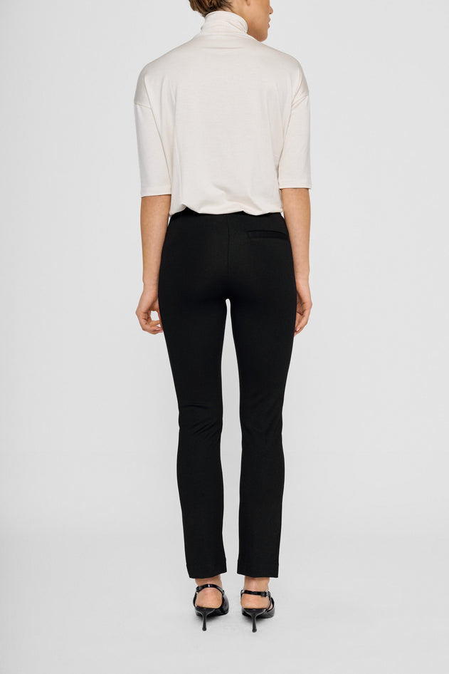 Lou Straight Pants Black