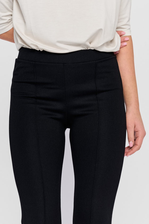 Lou Straight Pants Black