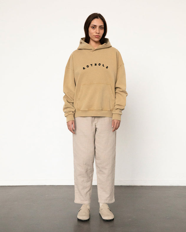 Unisex Bubbly Logo Huppari Haalea Sinapinkeltainen