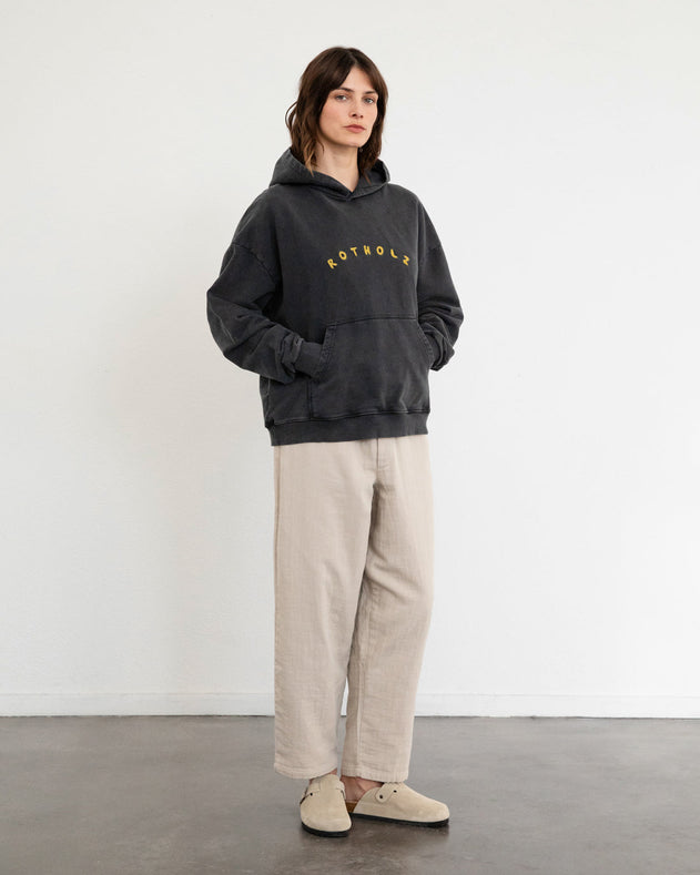 Unisex Bubbly Logo Huppari Haalea Musta