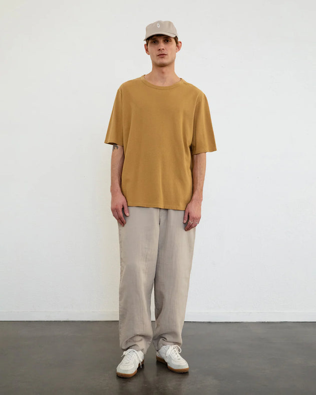Waffle T-Shirt Mustard Yellow