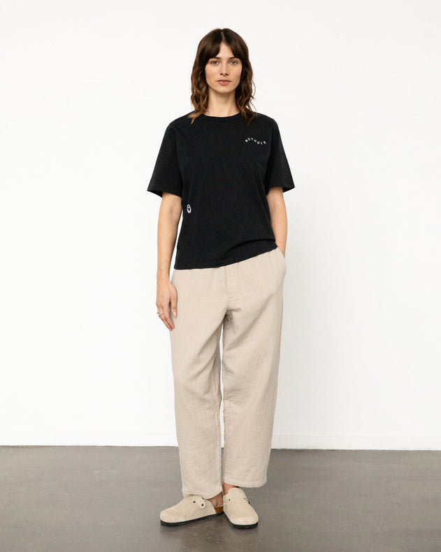 Wavy Logo T-Shirt True Black