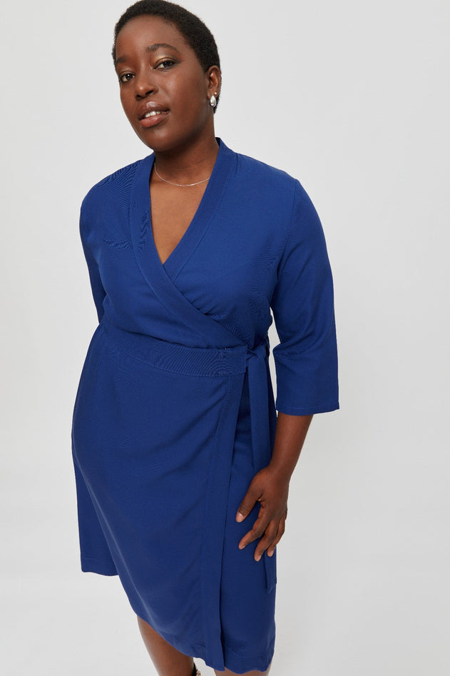 Sandra Dress Dark Blue