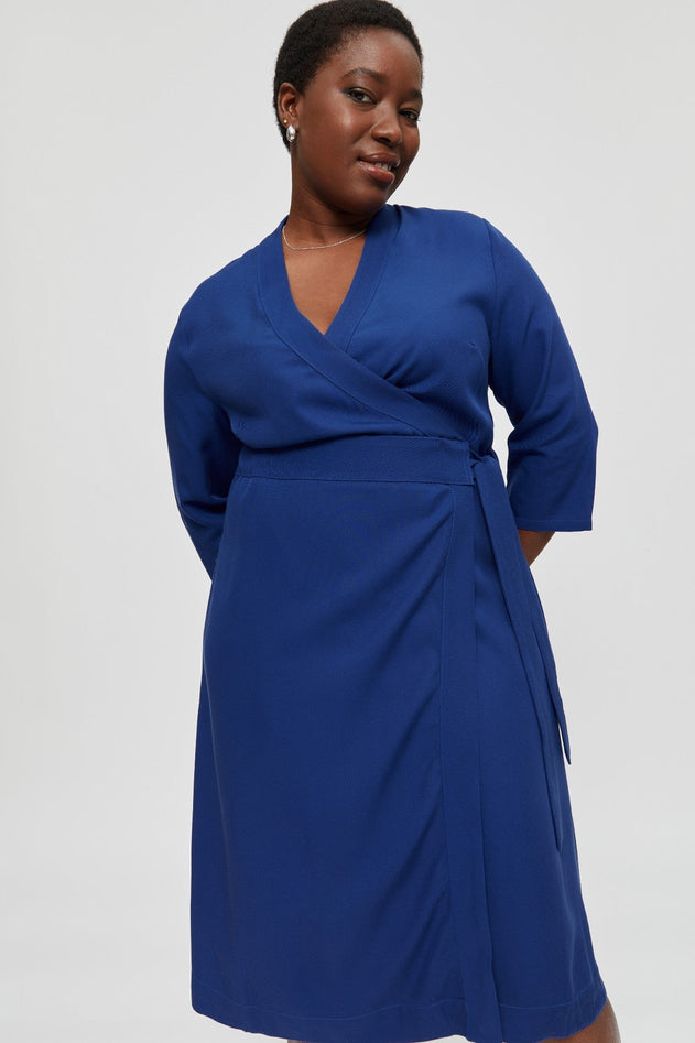 Sandra Dress Dark Blue