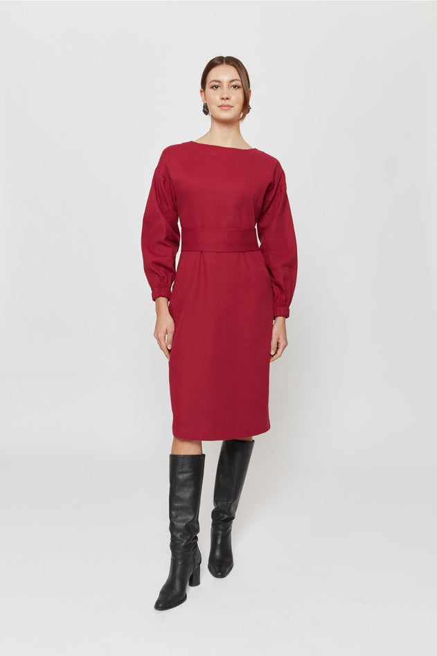 Stefanie Dress Red