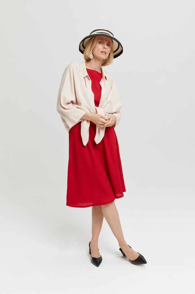 Nane Dress Red