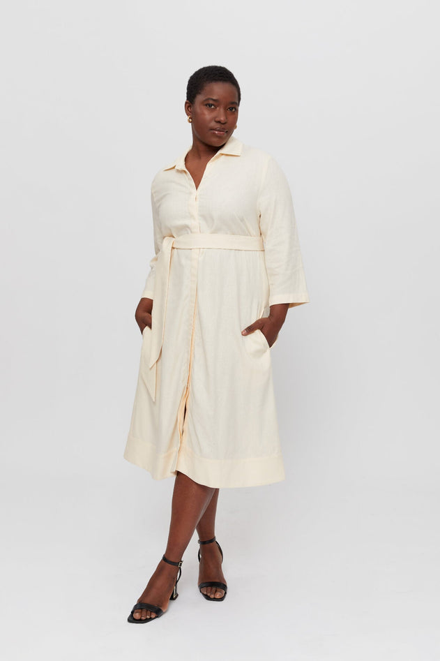 Mariam Dress Cream White