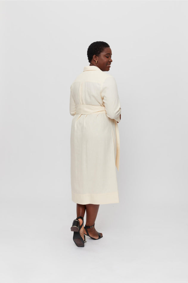 Mariam Dress Cream White