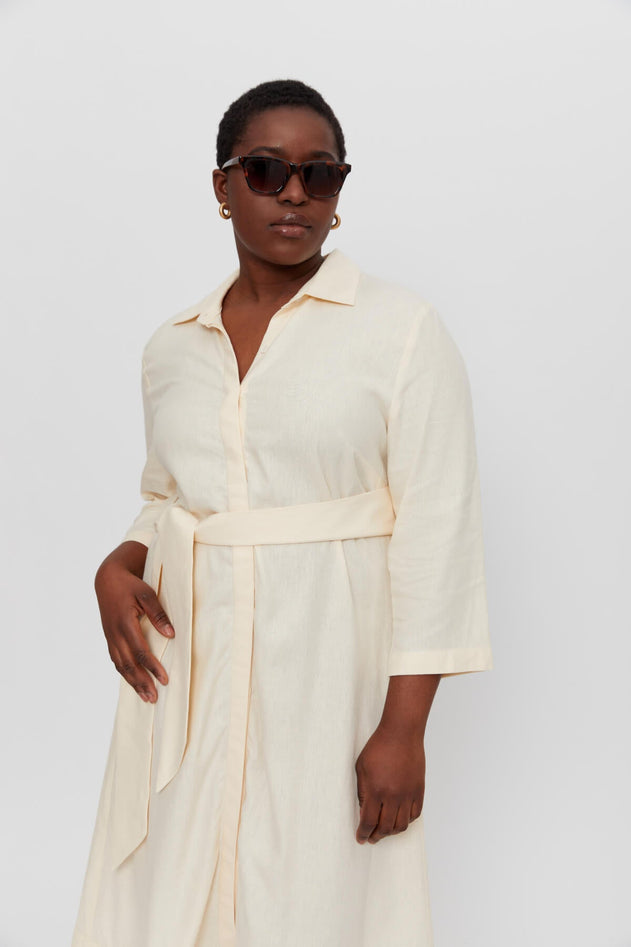 Mariam Dress Cream White
