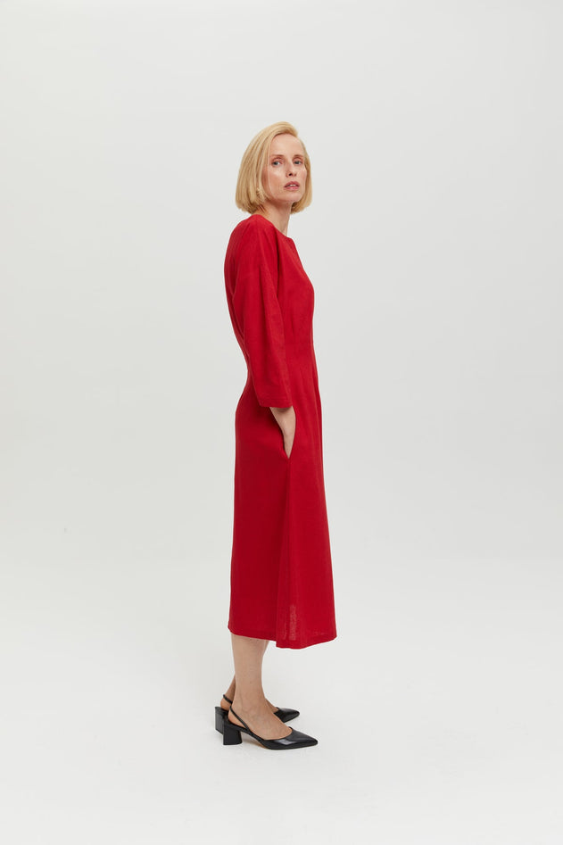 Lusin Dress Red
