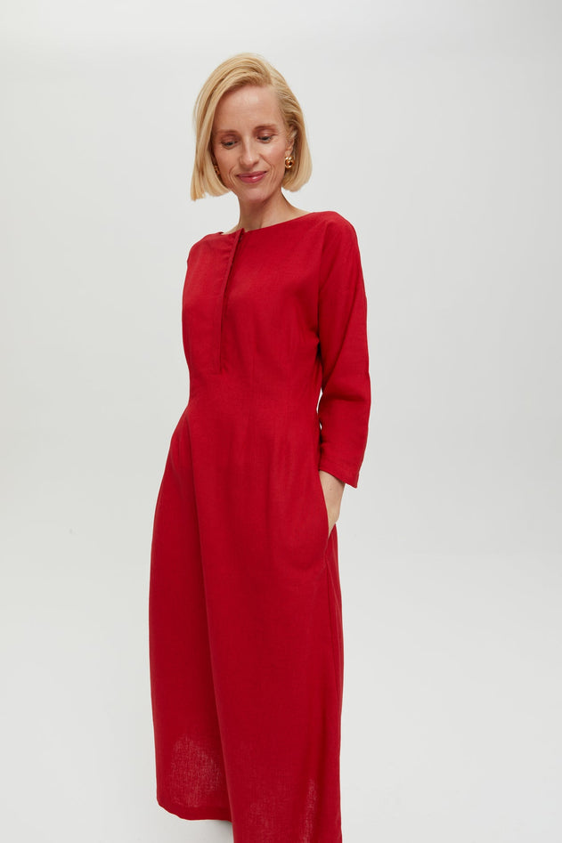 Lusin Dress Red