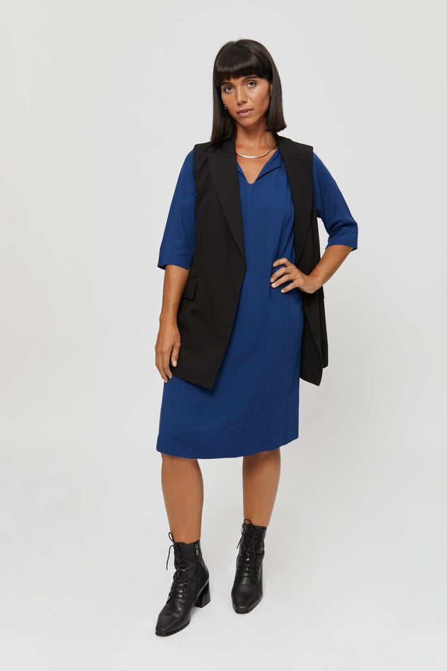 Catherine Dress Blue