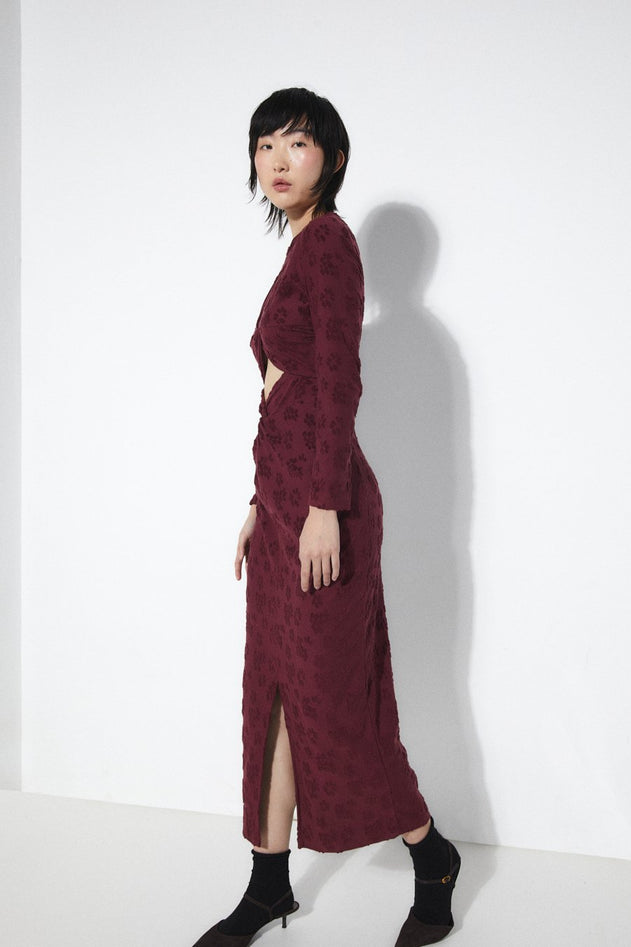 Barbara Dress Burgundy