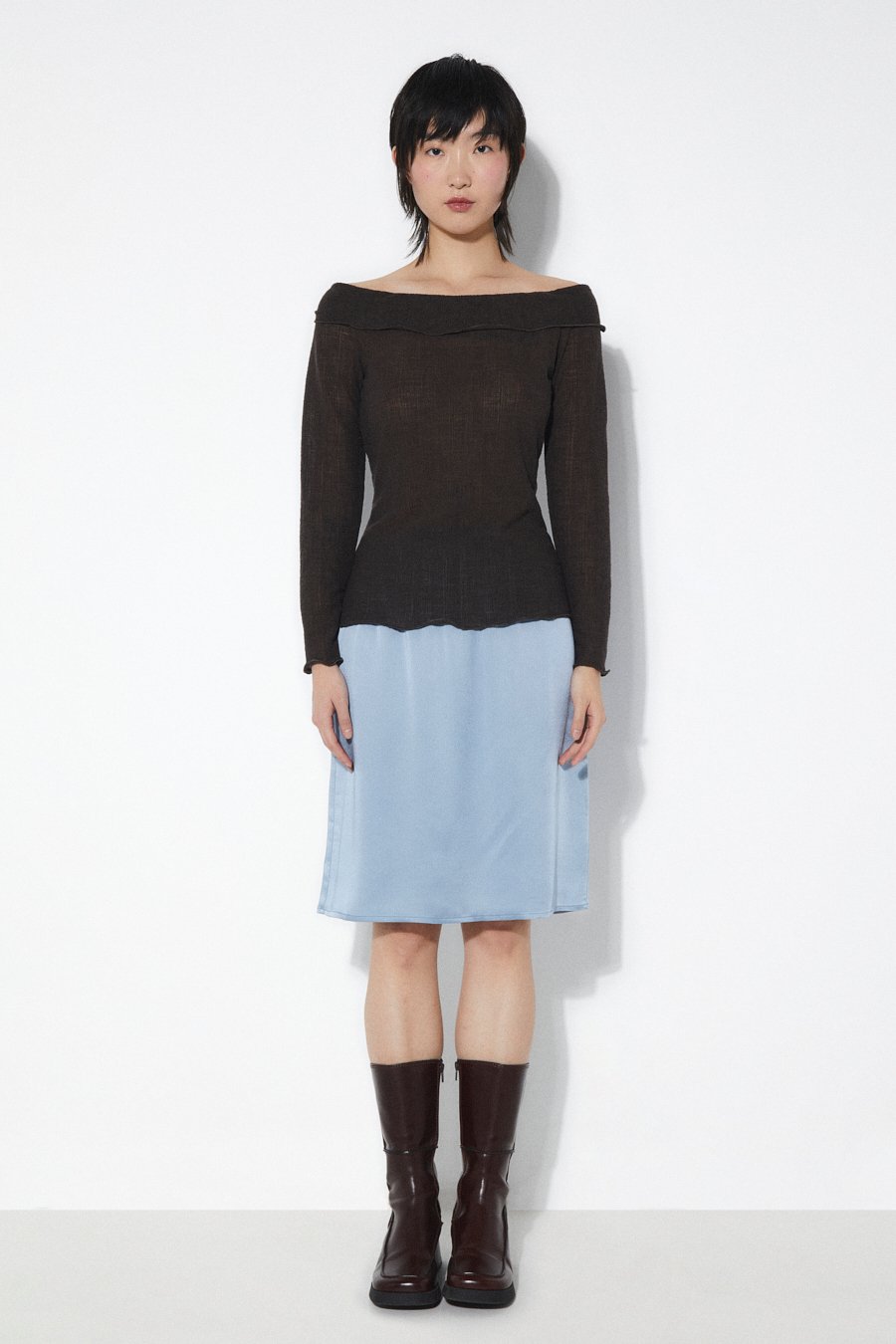 Alana Top Brown