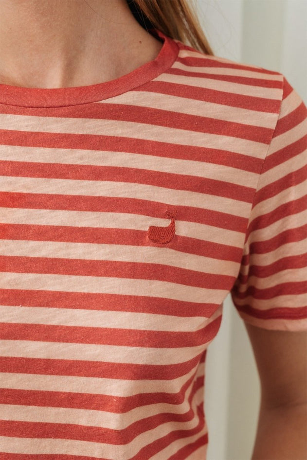 Bablon Stripes T-Shirt Red