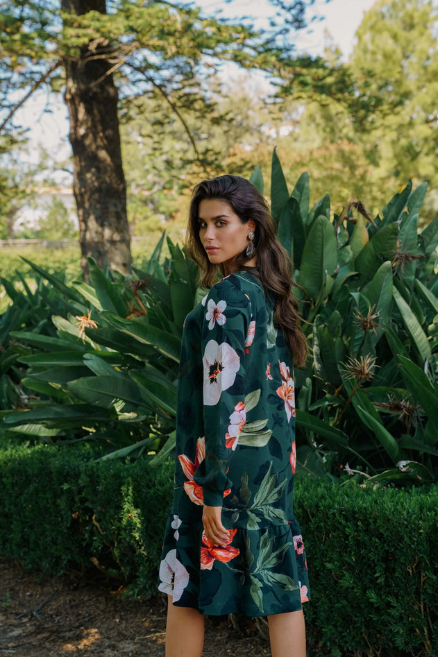 Poppy Dress Olive Siesta