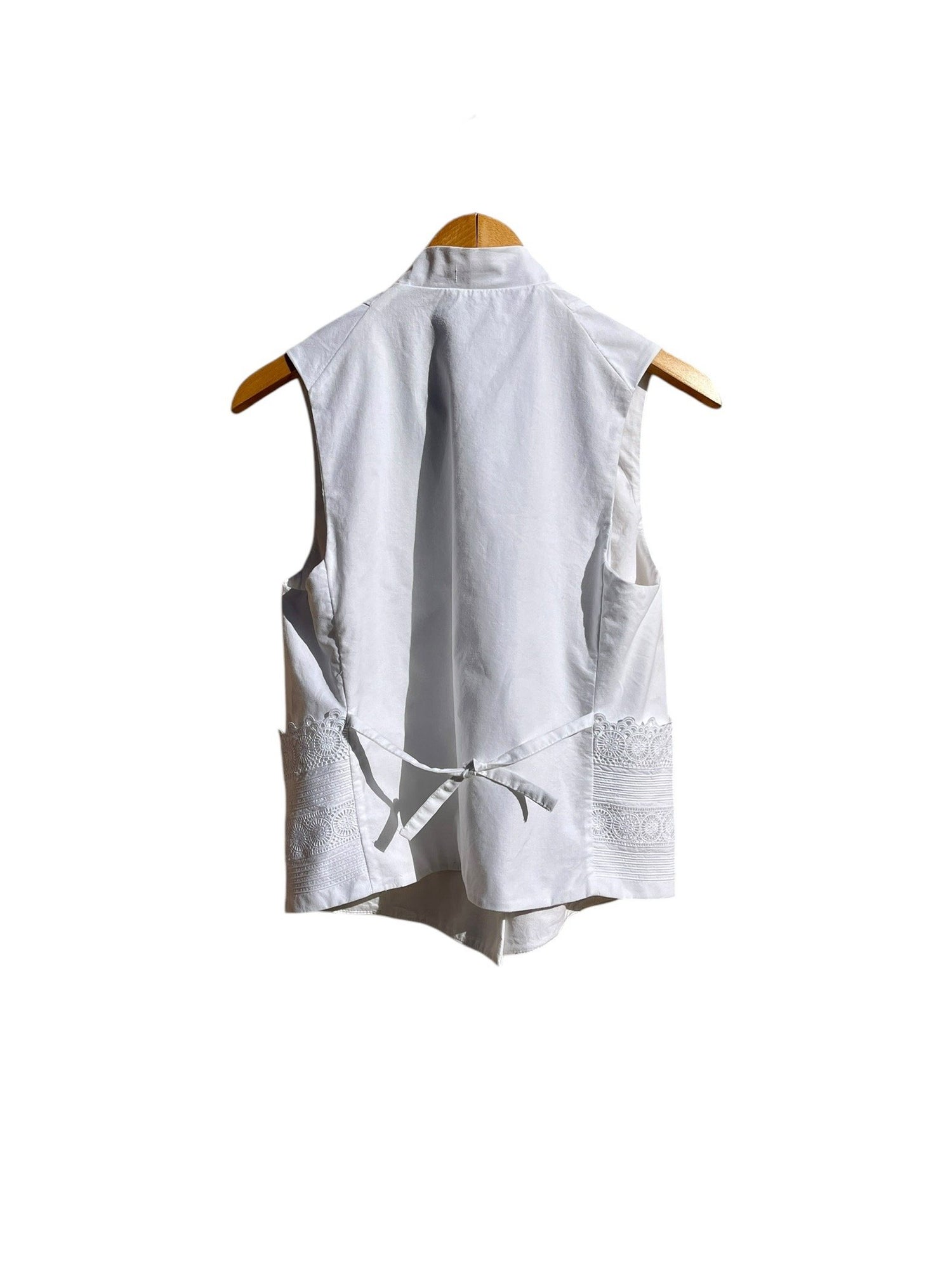 Acer Recycled Cotton Waitscoat White
