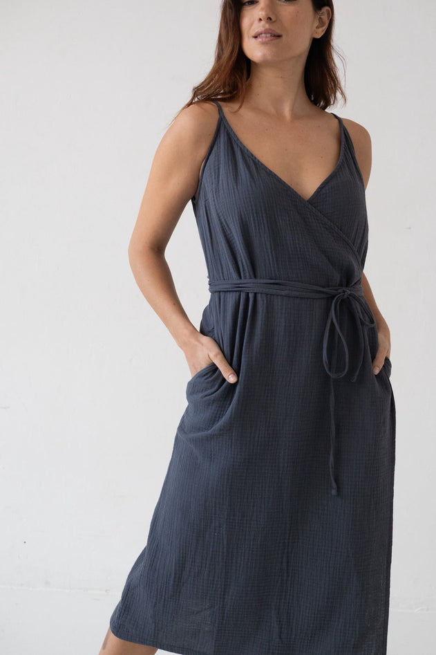 Brielle Strap Dress Black