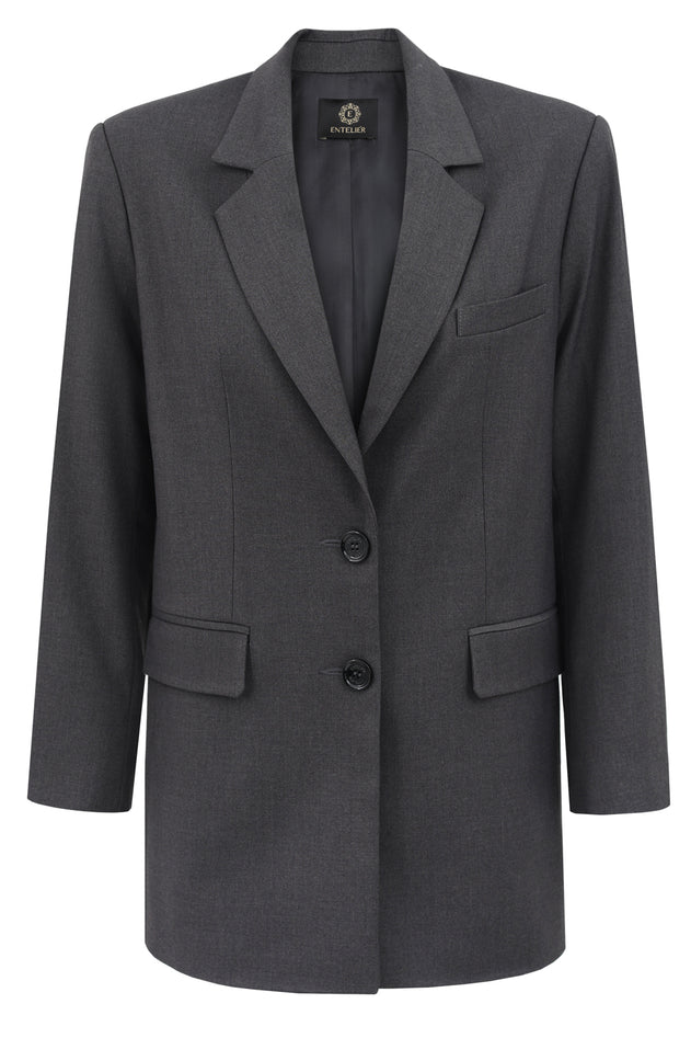 Maddison Blazer Dark Grey