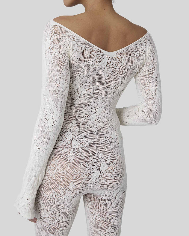 Rosa Lace Bodysuit Ivory