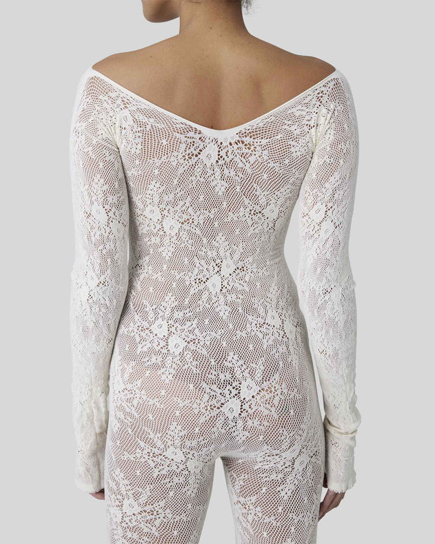 Rosa Lace Bodysuit Ivory