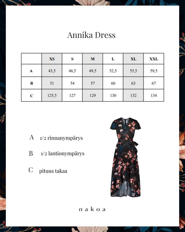 Annika Dress Versailles Blue
