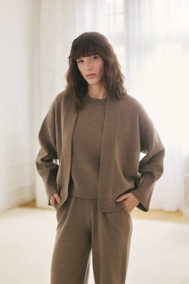 Amelie Cardigan taupe