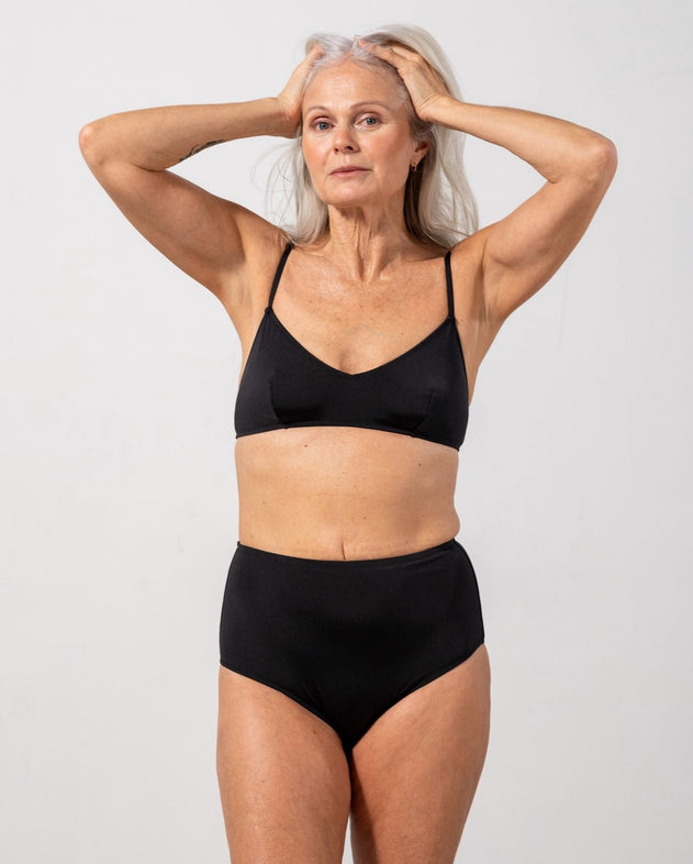 Highwaist Bikini Briefs Black