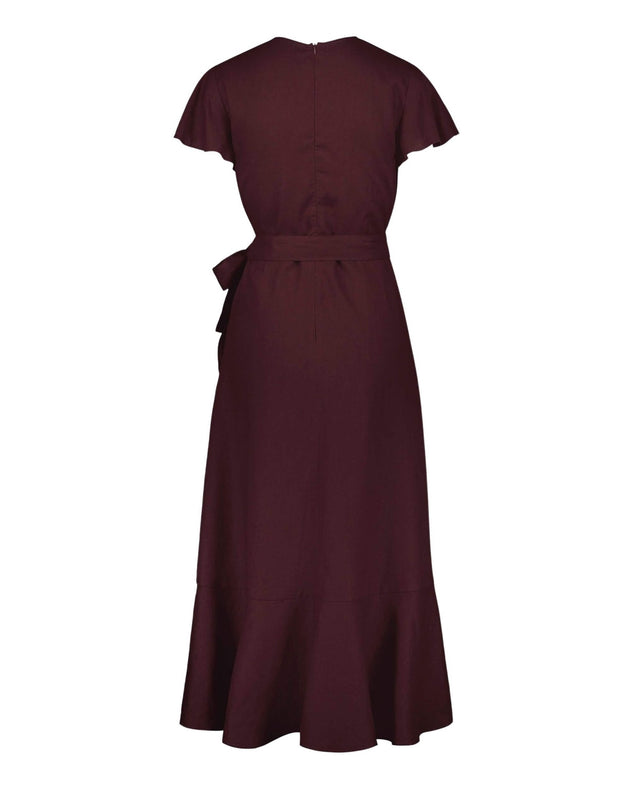Annika Dress Merlot Red