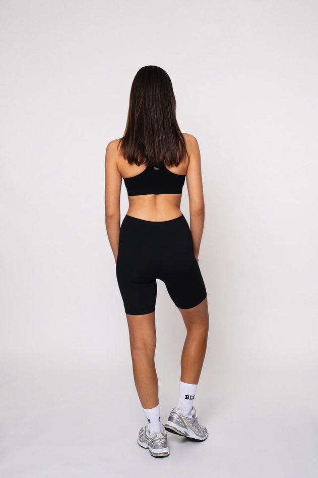 Bliss Push-Up Biker Shorts Black