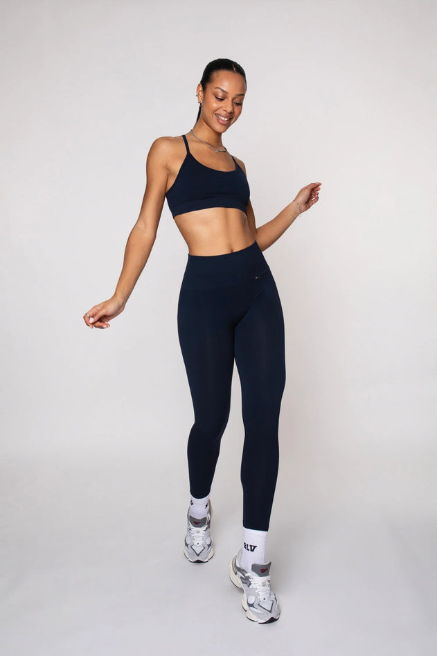 Flow Naisten Leggingsit Navy Sininen