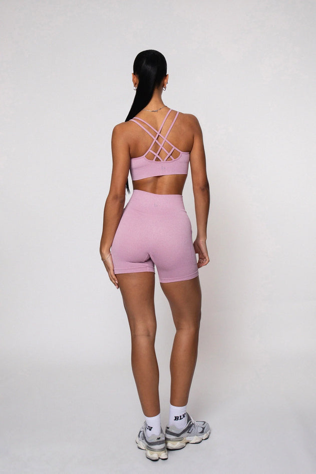 Ether Biker Shorts Rose