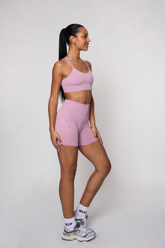 Ether Biker Shorts Rose
