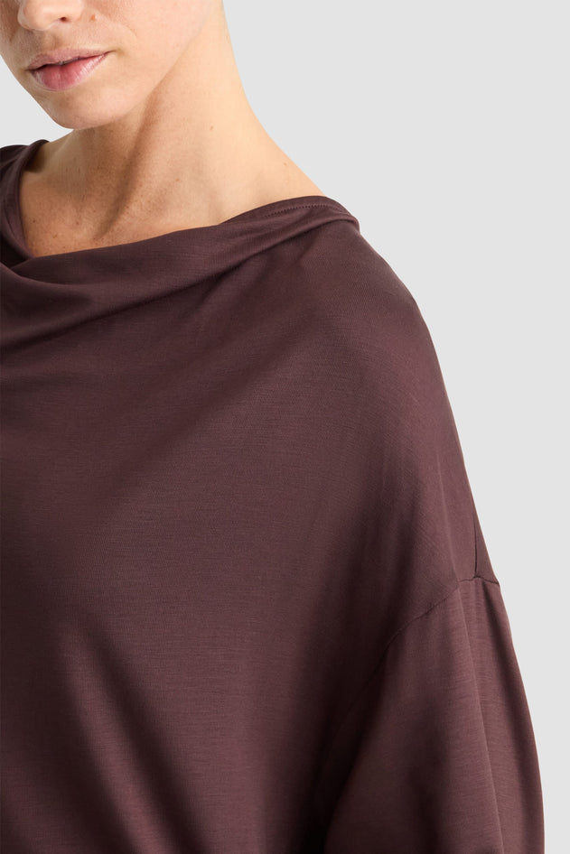 Gini Dress Auburn Brown