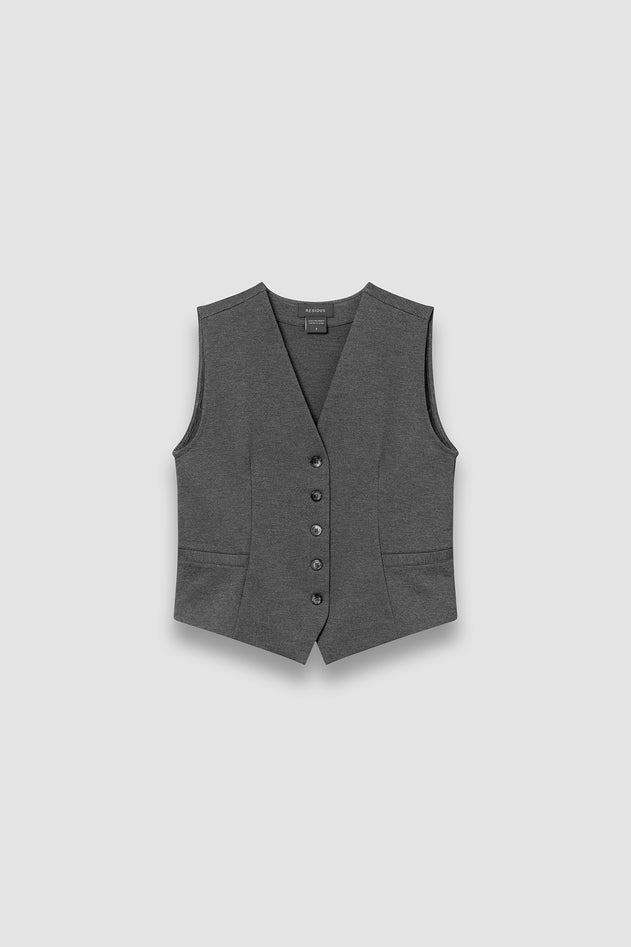 Courtney Vest Graphite Melange