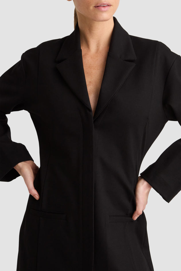 Arvida Blazer Dress Black