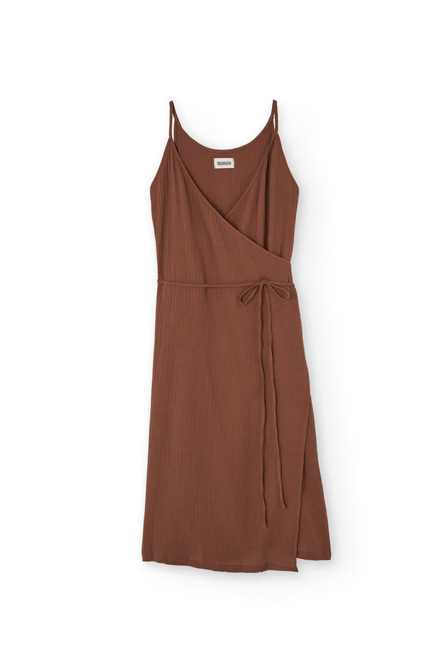Brielle Strap Dress Terracotta