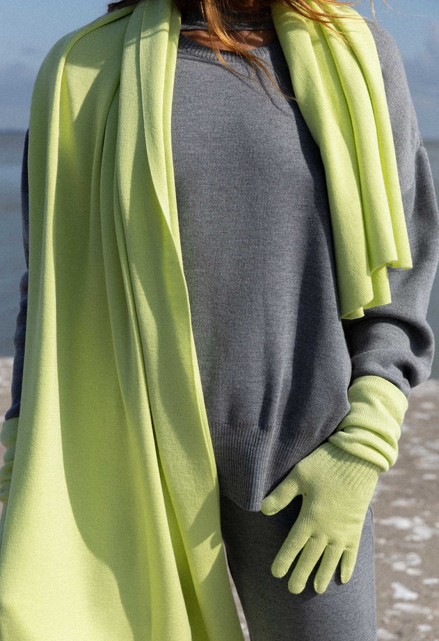 Via 100% Merino Set Limone