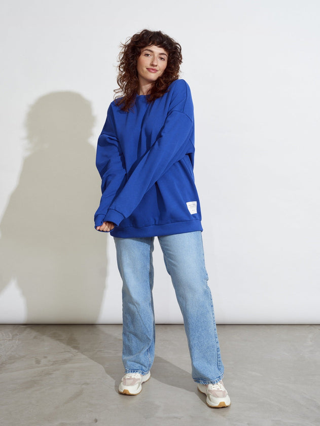 Superpower Oversize Sweatshirt Sodalite Blue